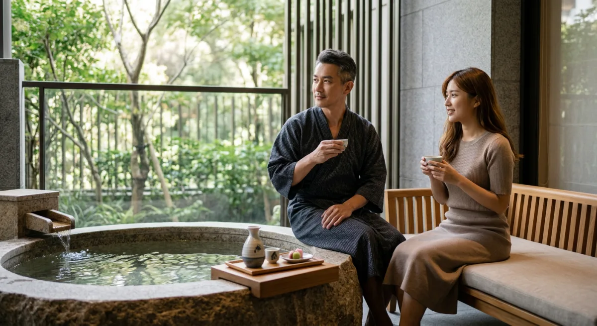 成年男女在咖啡館交流的陪伴情境